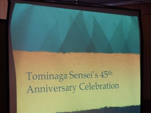 Tominaga Sensei's 45th Anniversary